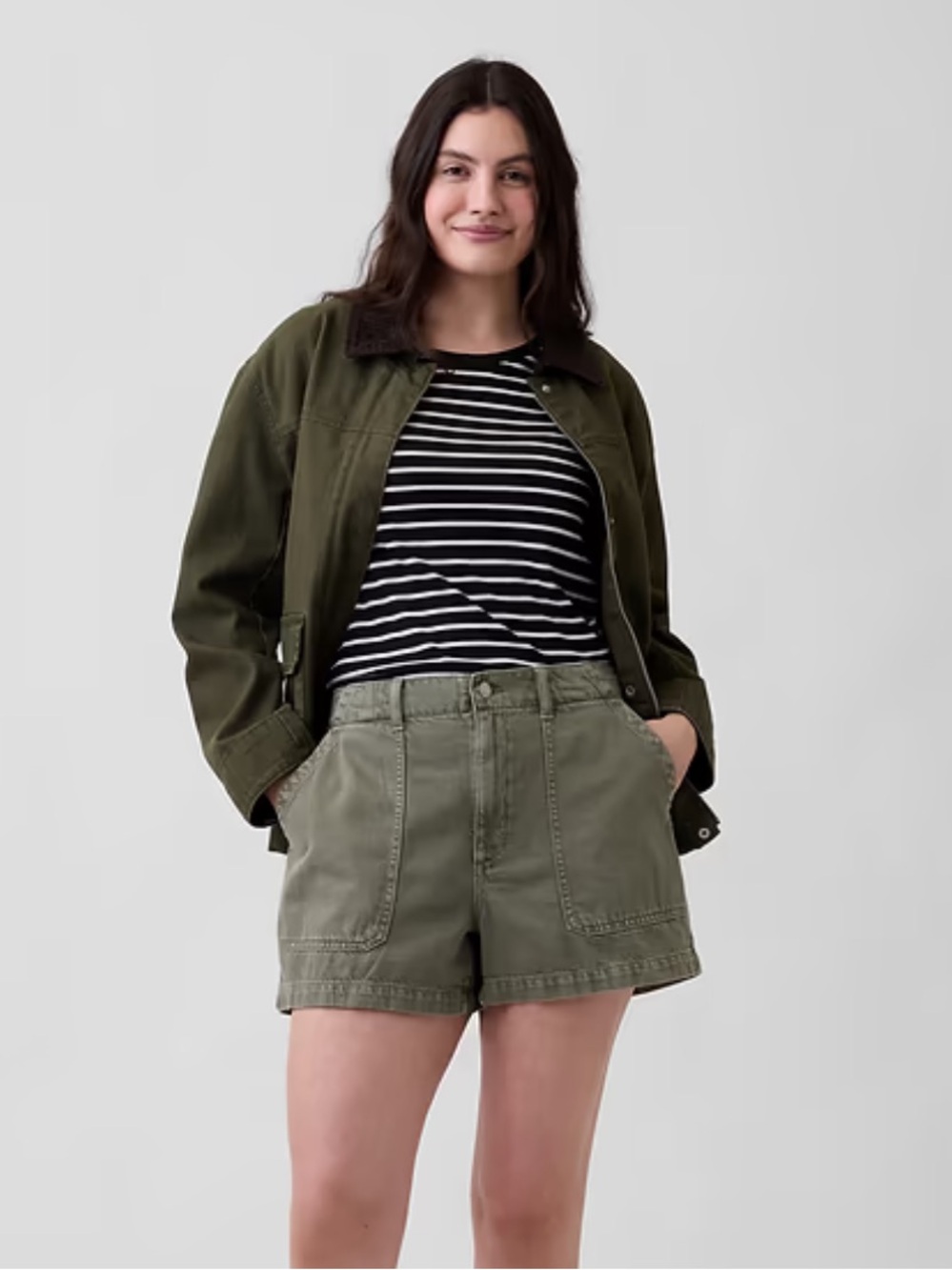 Gap Women's High-Rise Soft Utility Shorts
